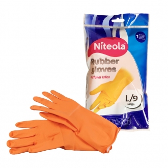 Rukavice gumové latexové NITEOLA